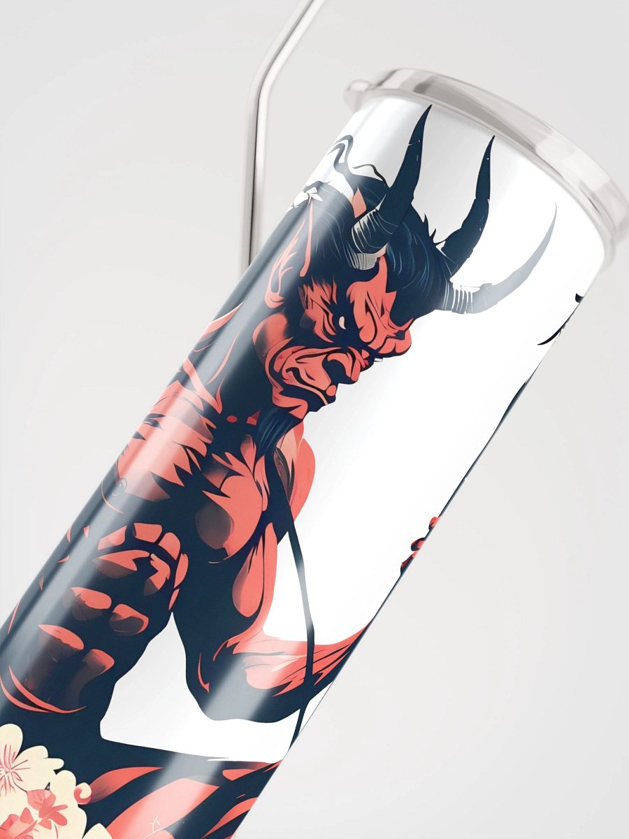 Fiery Oni Demon Art - Bold Japanese Folklore Design Stainless Steel Tumbler product image (4)