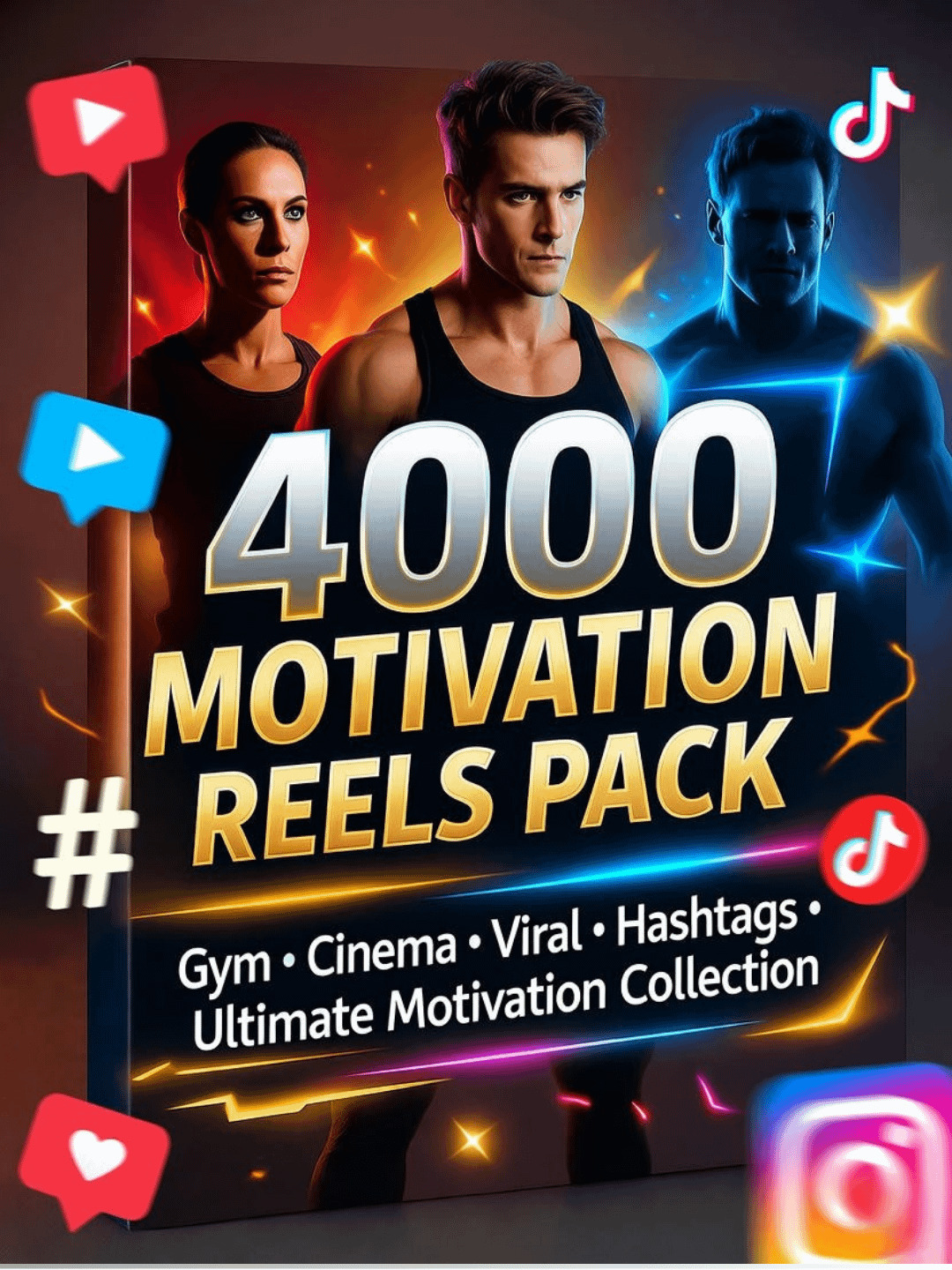 🔥 4000 Motivation Reels Pack – The Ultimate Viral Content Collection product image (2)