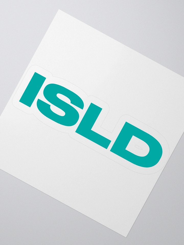 ISLD Sticker (Teal) product image (4)
