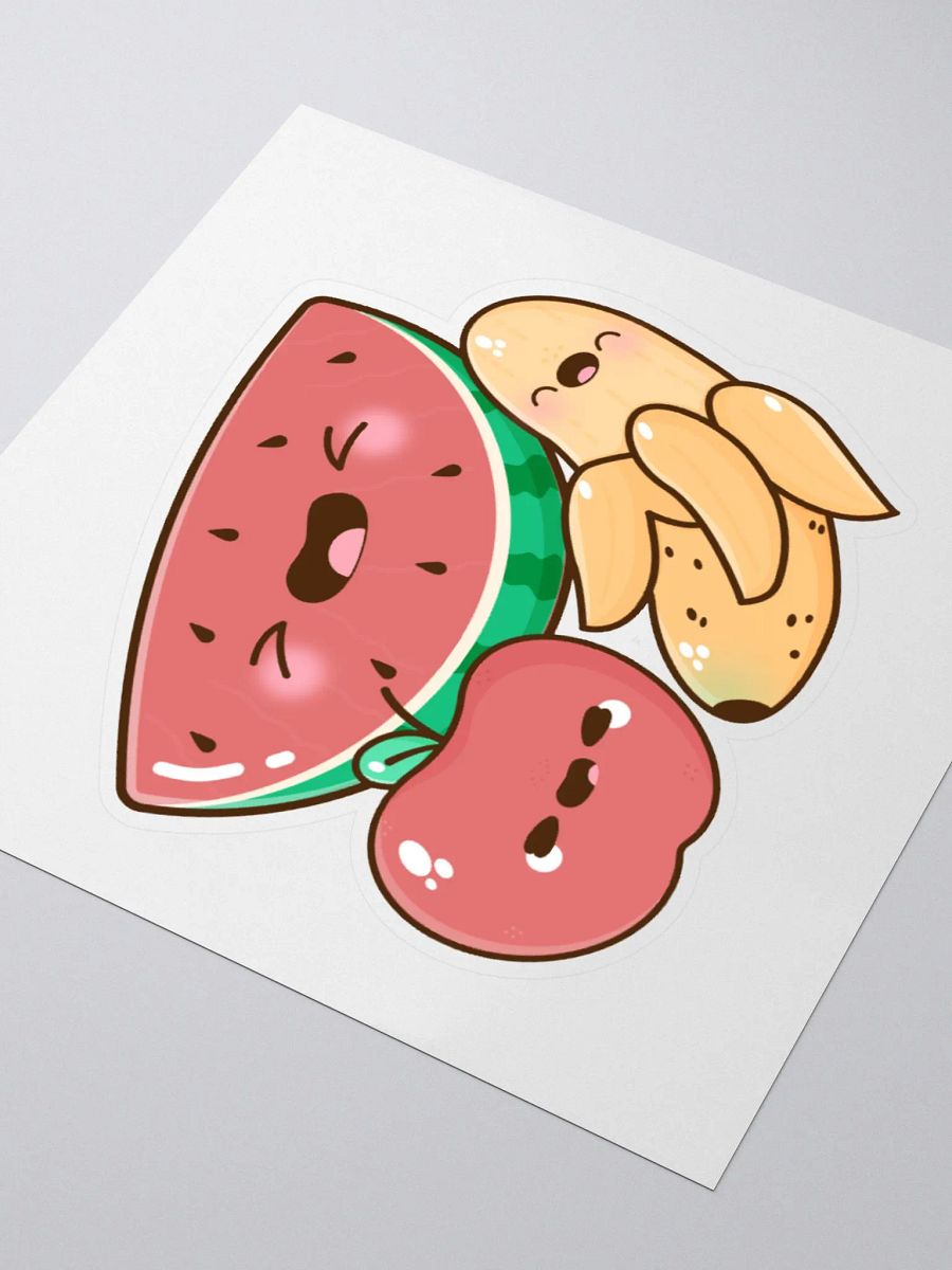 Fruit Doodle Trio Kiss Cut Sticker product image (3)