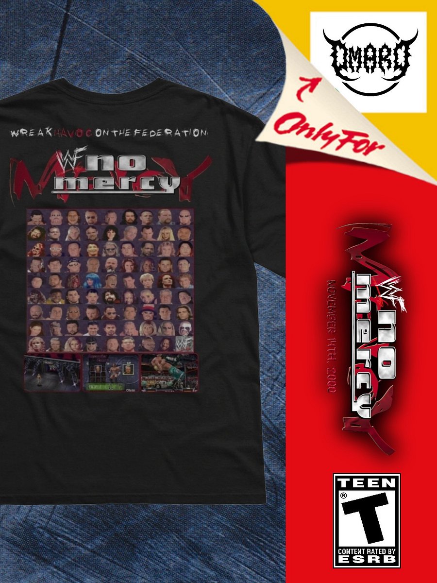 No Mercy 64 Shirt (Front & Back Design) product image (1)