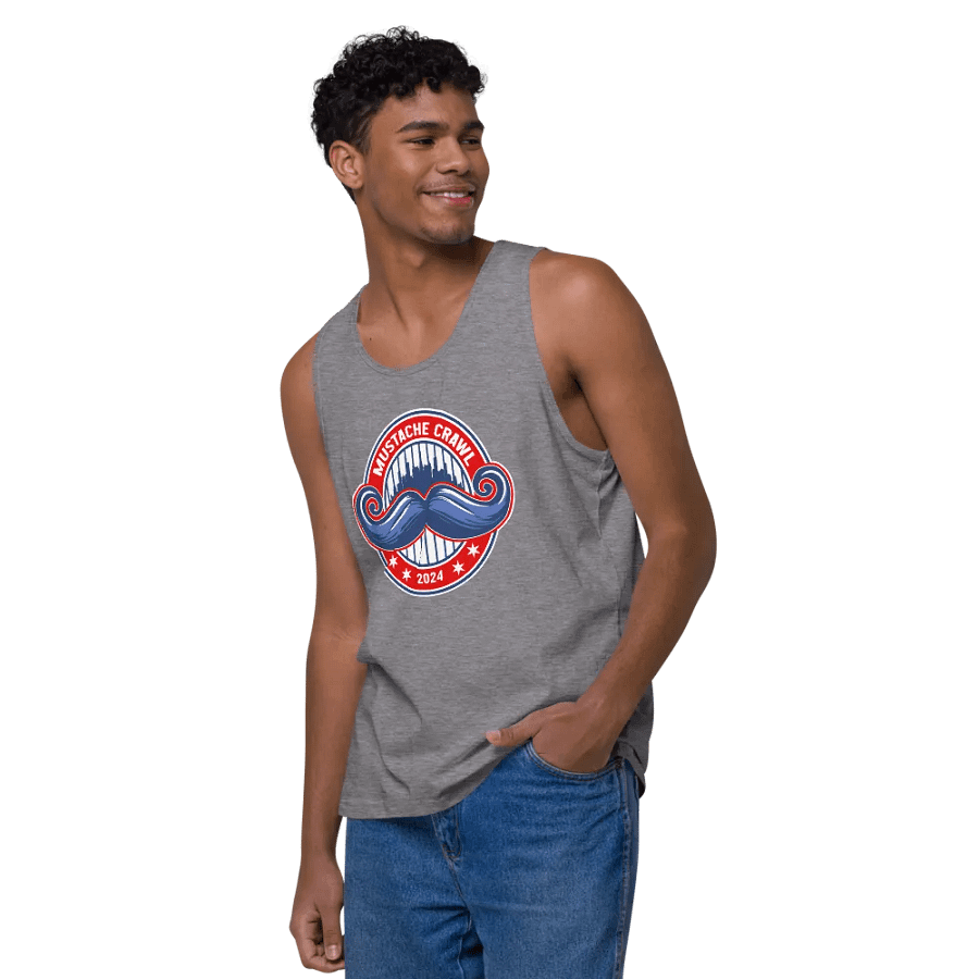 2024 Mustache Crawl Tank - Premium Cotton product image (80)