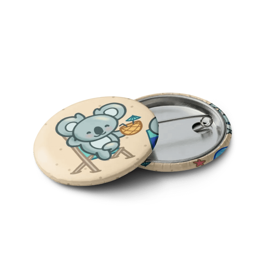 Eat Sleep Cruise Repeat! Beach Koala Pin Set product image (4)