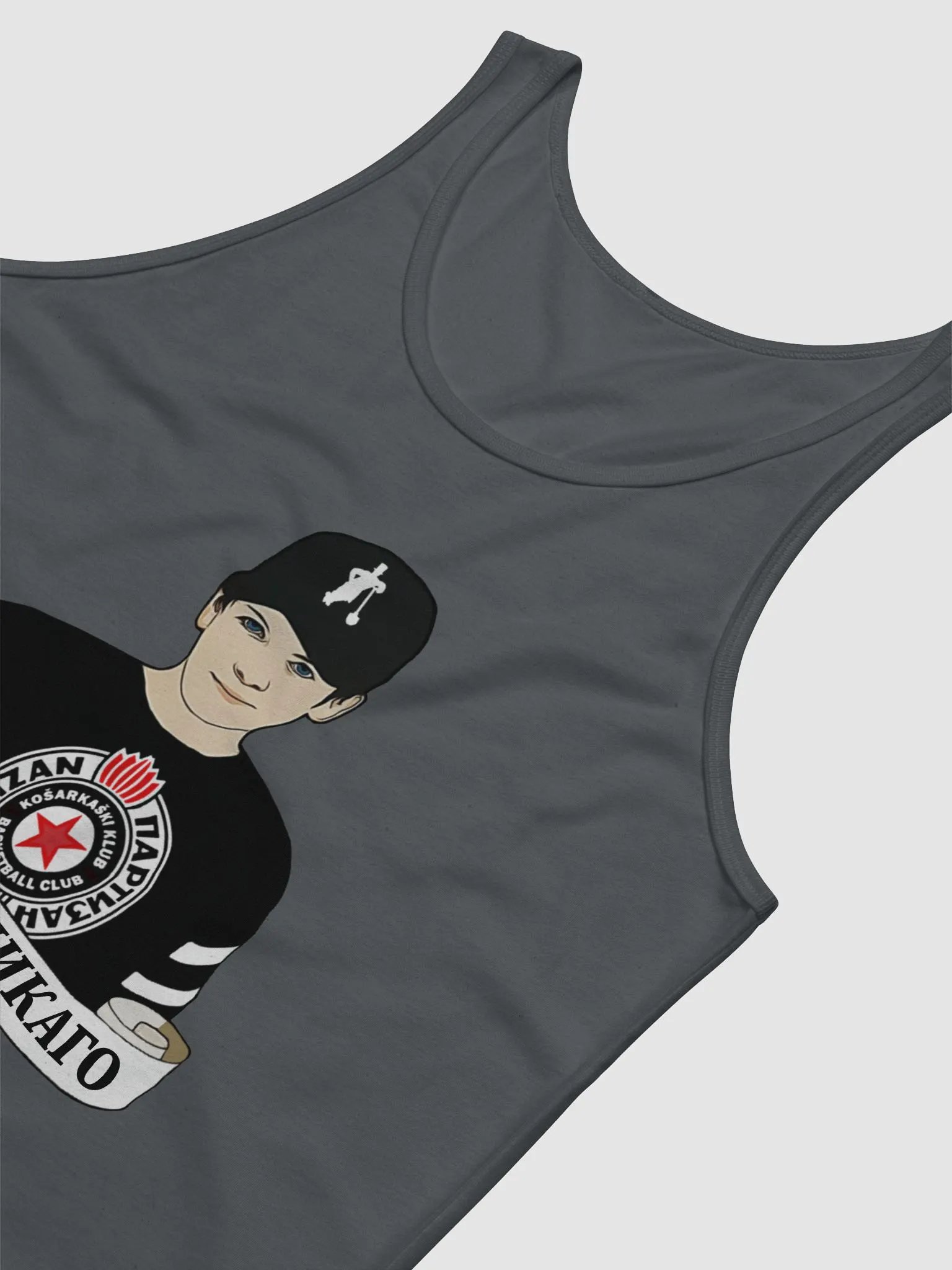 Grobari Čikago KK Partizan Bella+Canvas Jersey Tank product image (6)