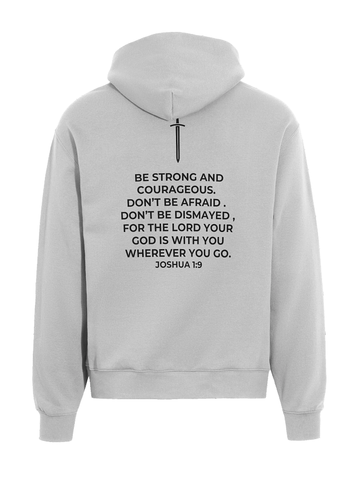 Joshua 1:9 Eclipse Oversized Hoodie [Dark] product image (1)