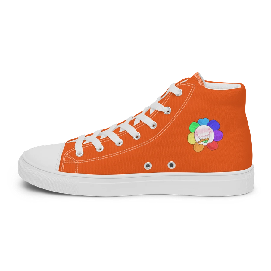 Orange and White Flower Sneakers product image (28)