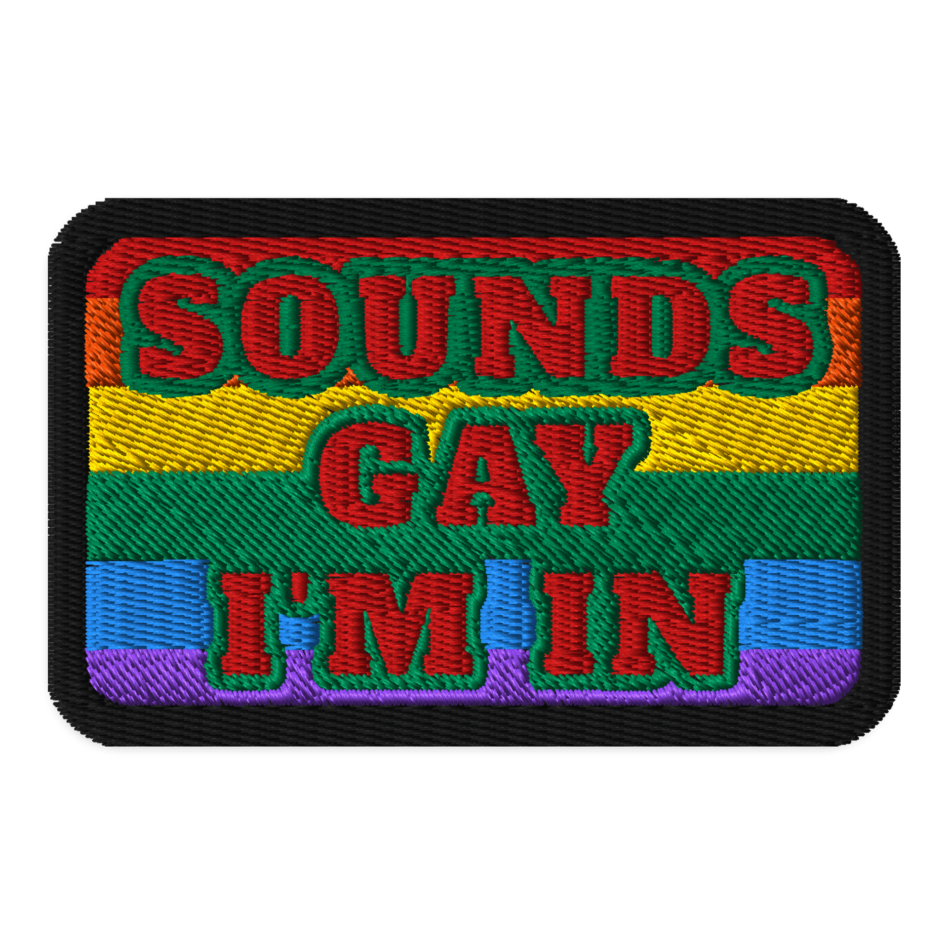 LOVA - Sounds Gay Patch product image (1)