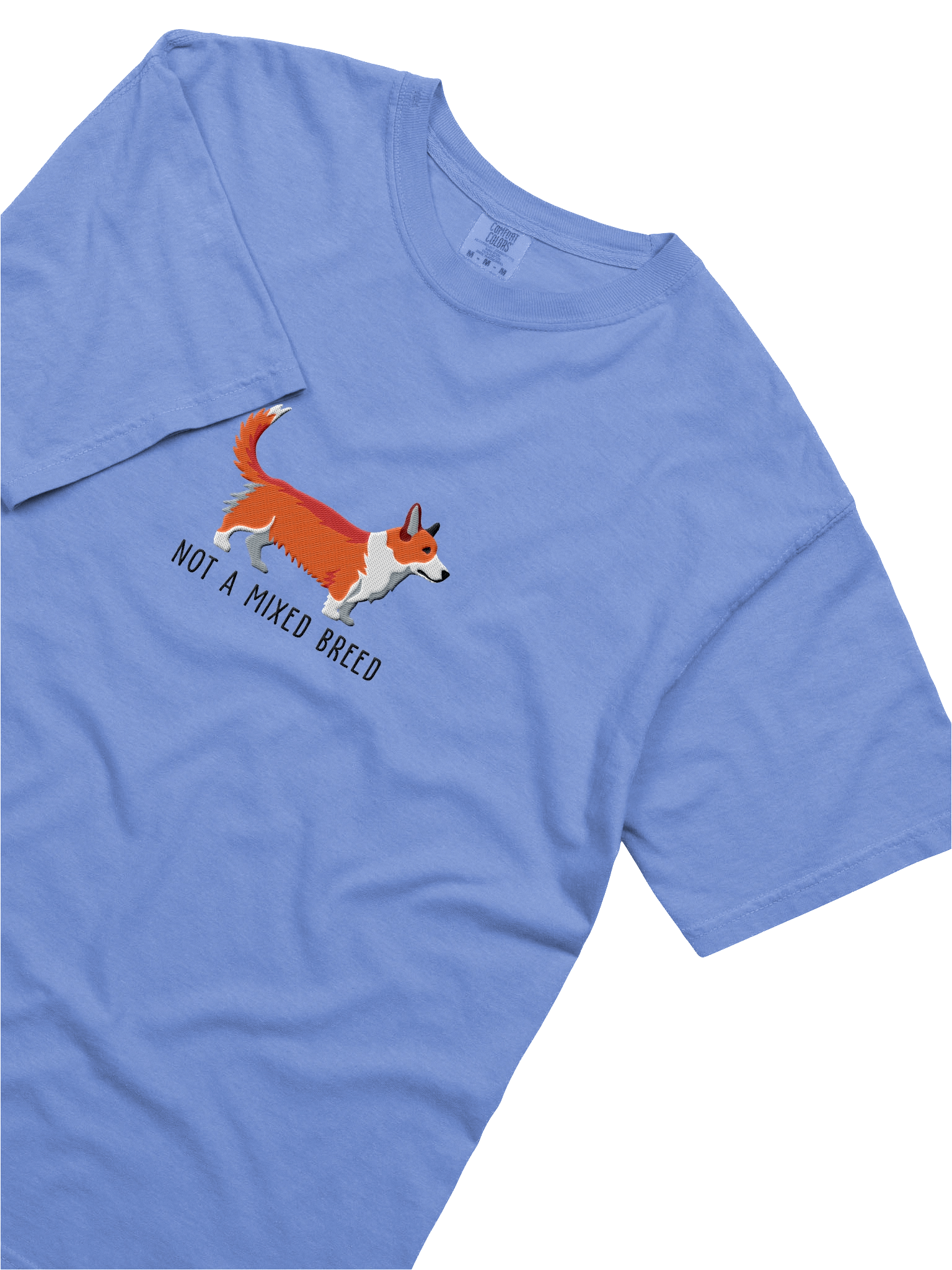 Not a Mixed Breed T-Shirt(Embroidered) of a Cardigan Welsh Corgi(Red) product image (25)