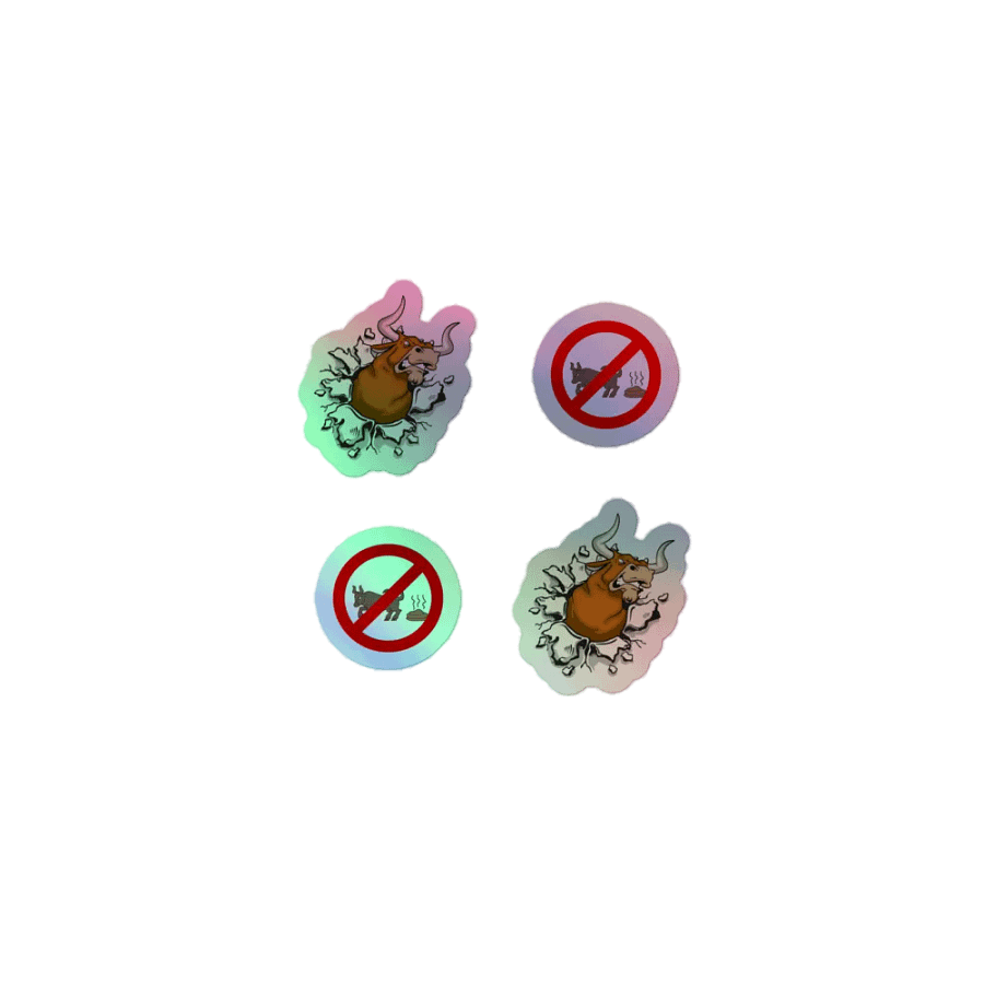 "Panchito" Holographic Sticker Set product image (2)