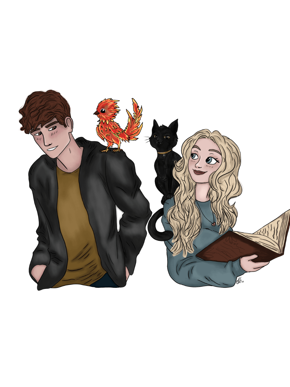 Willow and Avi with Pets - Sticker product image (5)