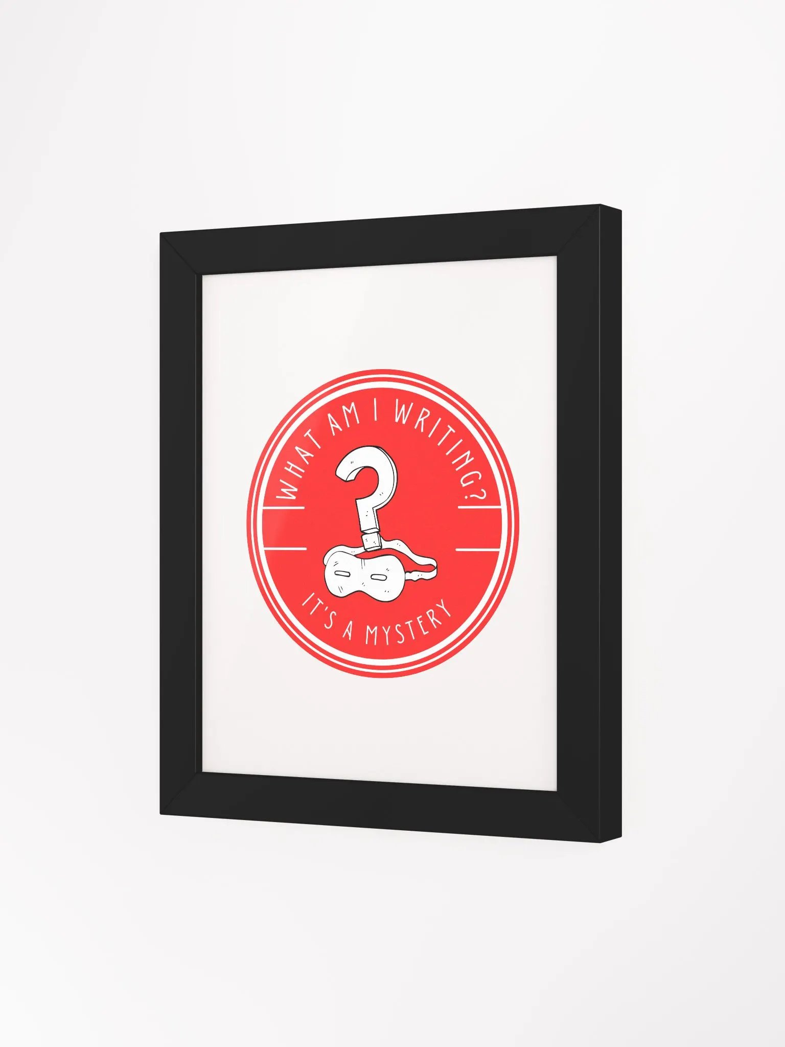 What am I Writing? It's a Mystery Framed Poster product image (30)