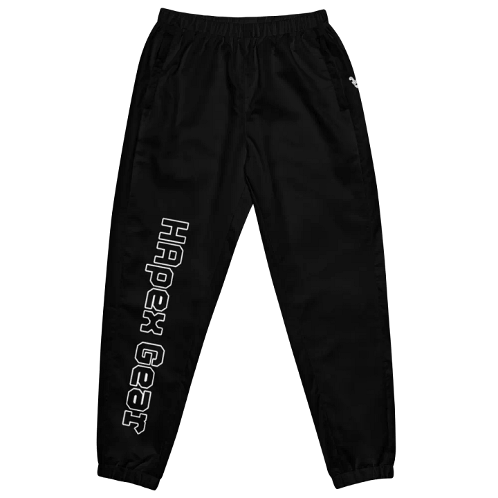 Unisex Track Pants - Black - Black HApex Gear Black Logo product image (2)