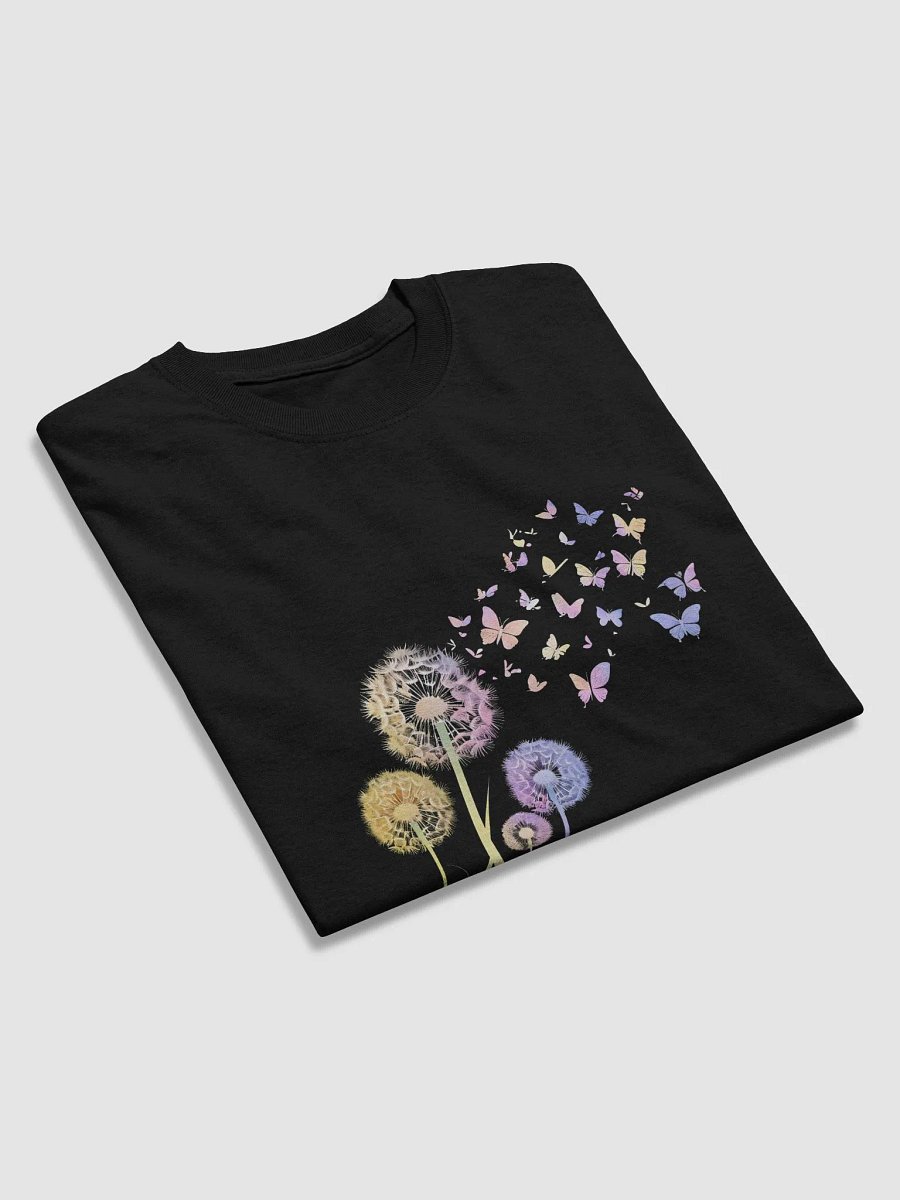 Whimsical Dandelion Butterfly T-Shirt product image (4)