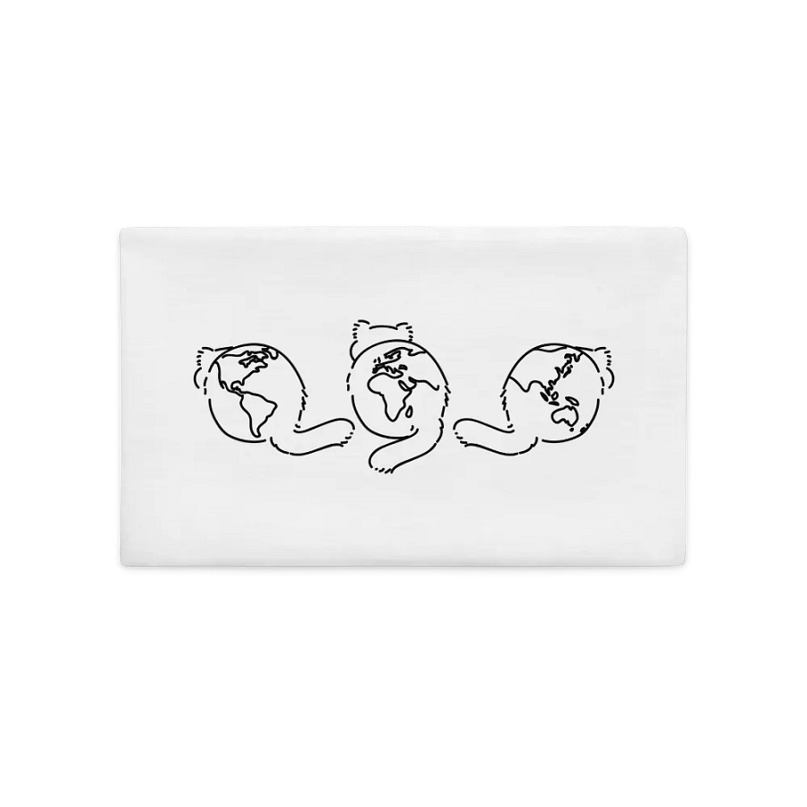 Planet Manul Trio - Pillow Case product image (1)