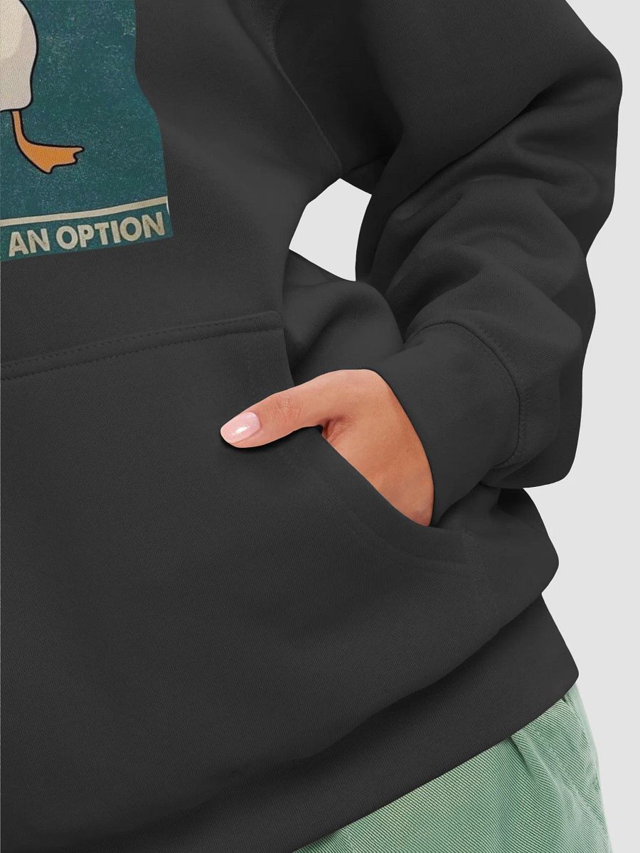 Peace Was Never A Option Meme Goose Hoodie product image (57)