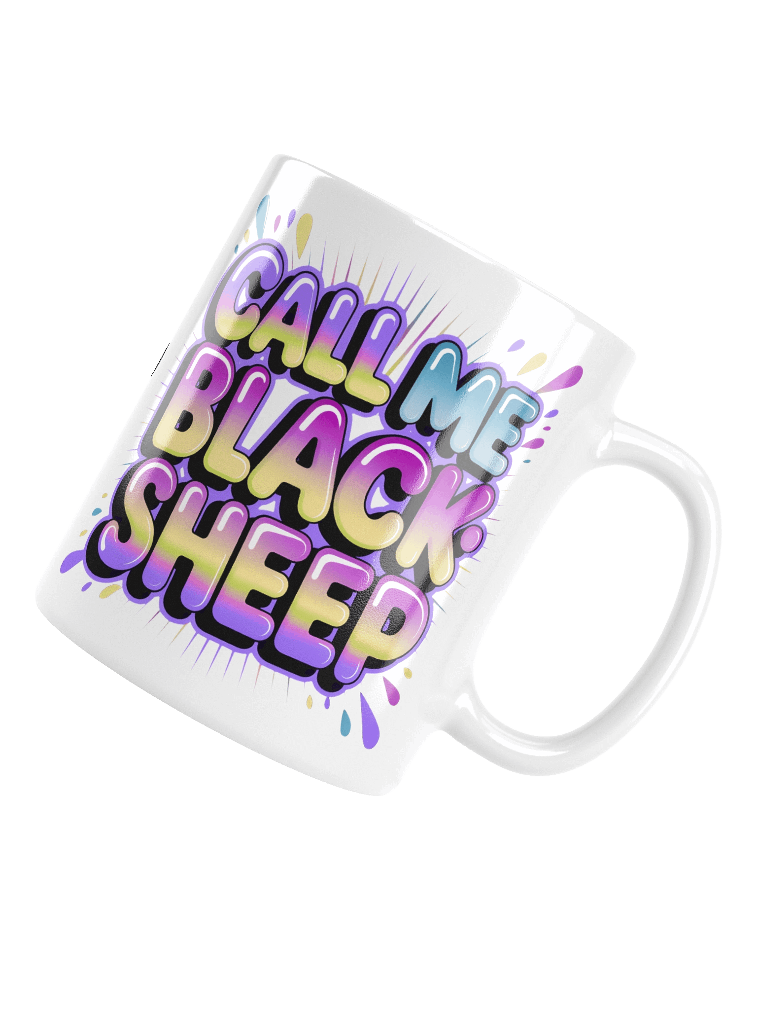 Dreamy CallMeBlackSheep White Glossy Mug product image (14)