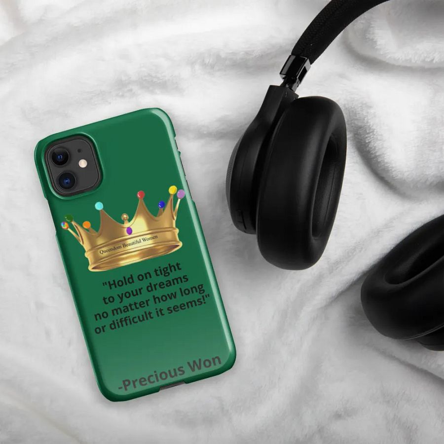 Queendom Beautiful Women iPhone® Snap Case (Green/Emerald) product image (6)