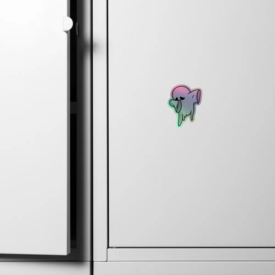 Whimsical Ghost Holographic Sticker Set product image (4)