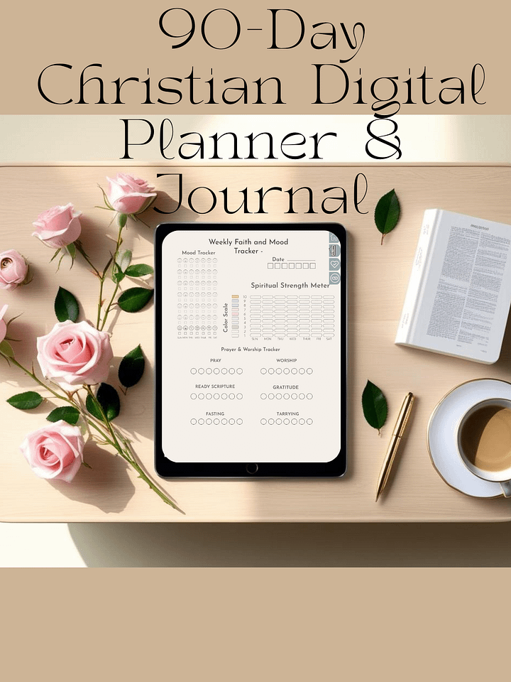 90-day Christian Planner and Journal product image (1)