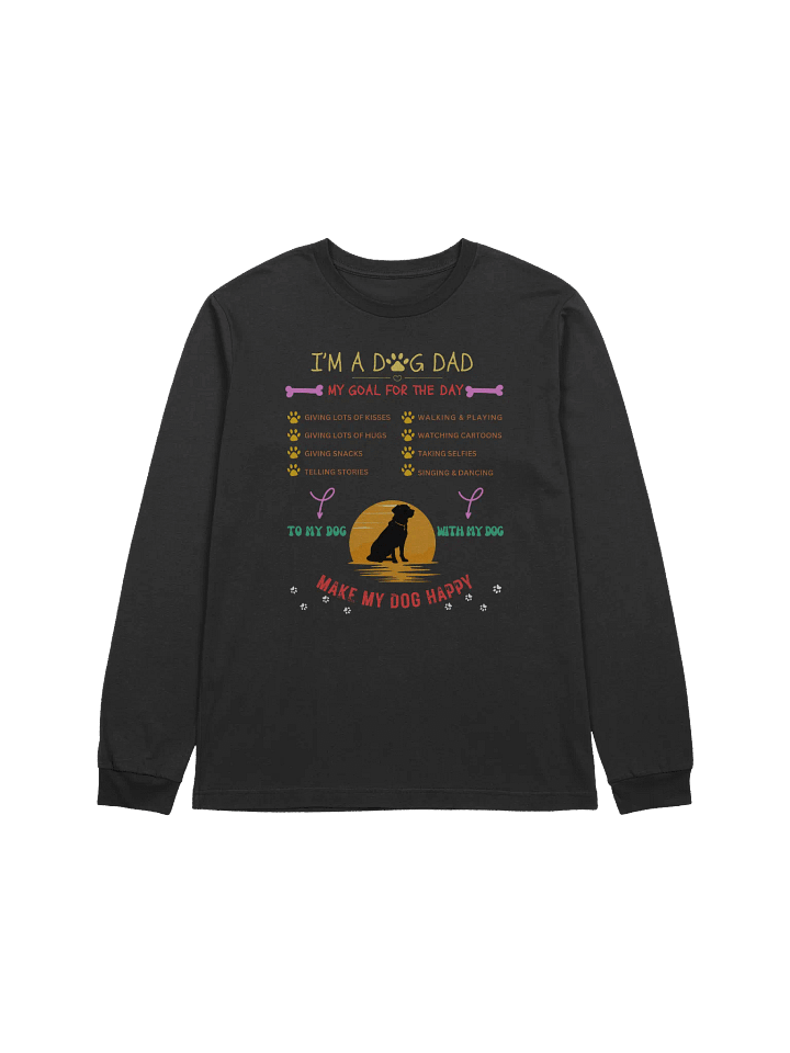 Dog Dad Long Sleeve T-Shirt product image (1)