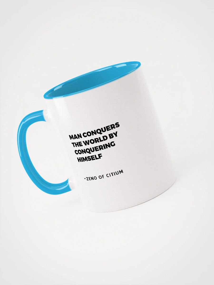 Man Conquers The World By Conquering Himself Mug product image (36)
