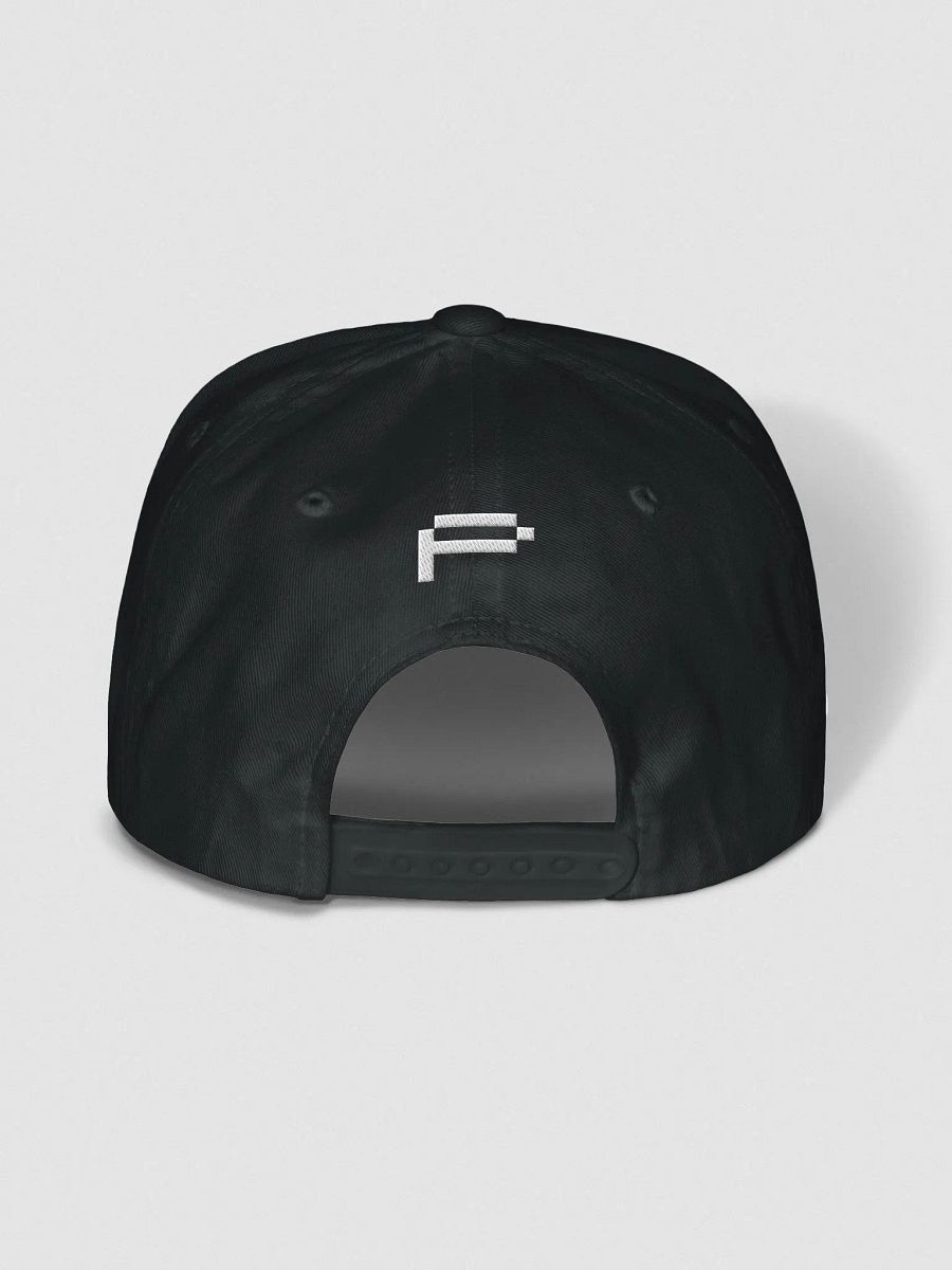 Pix Stitch 'P' White Flat Snapback Cap product image (15)