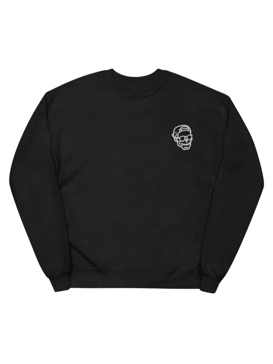Skull Hanes Classic Crewneck (Embroidered) product image (1)