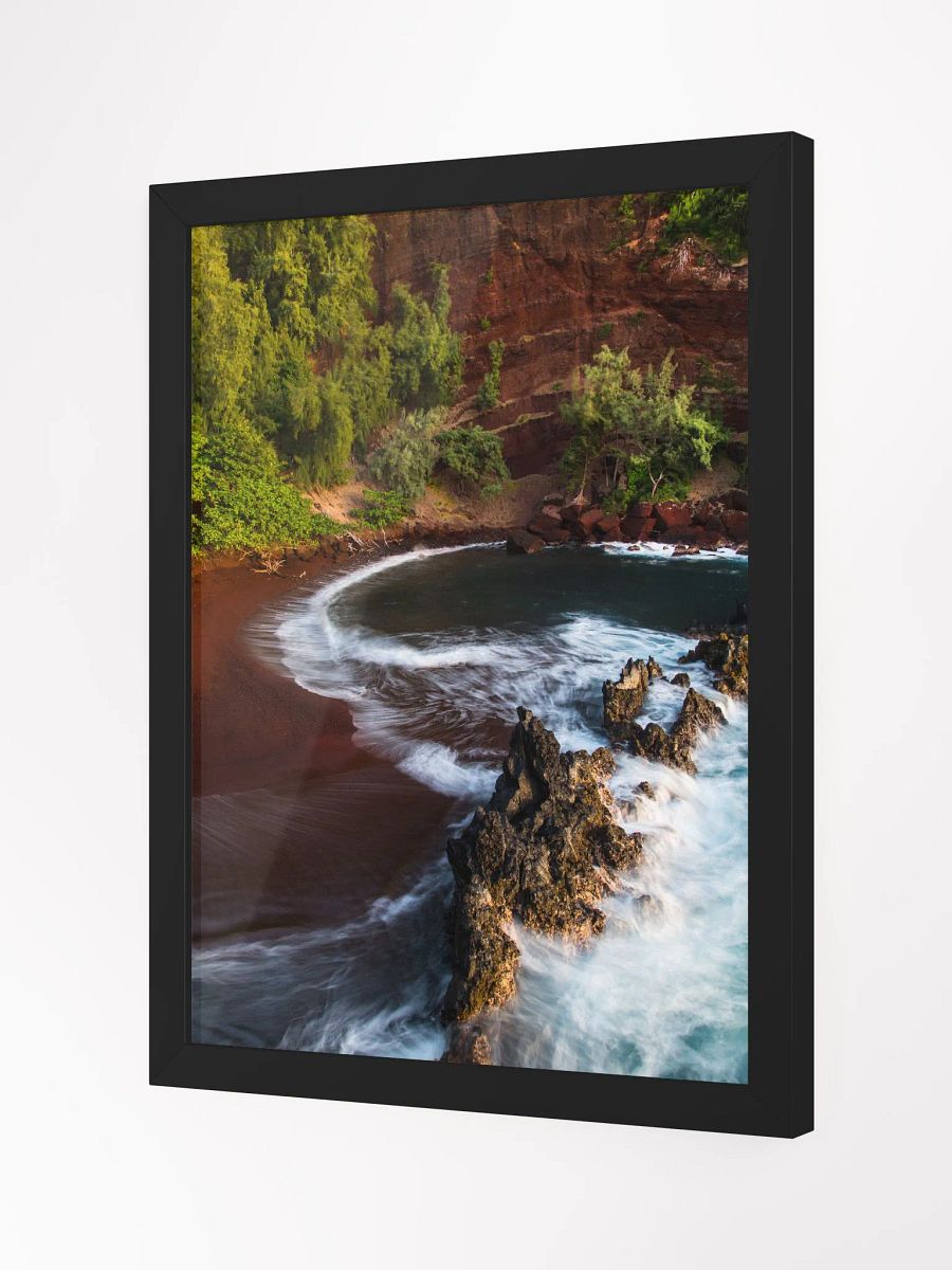 Maui Red Sand Beach - Fine Art Print - Framed product image (2)