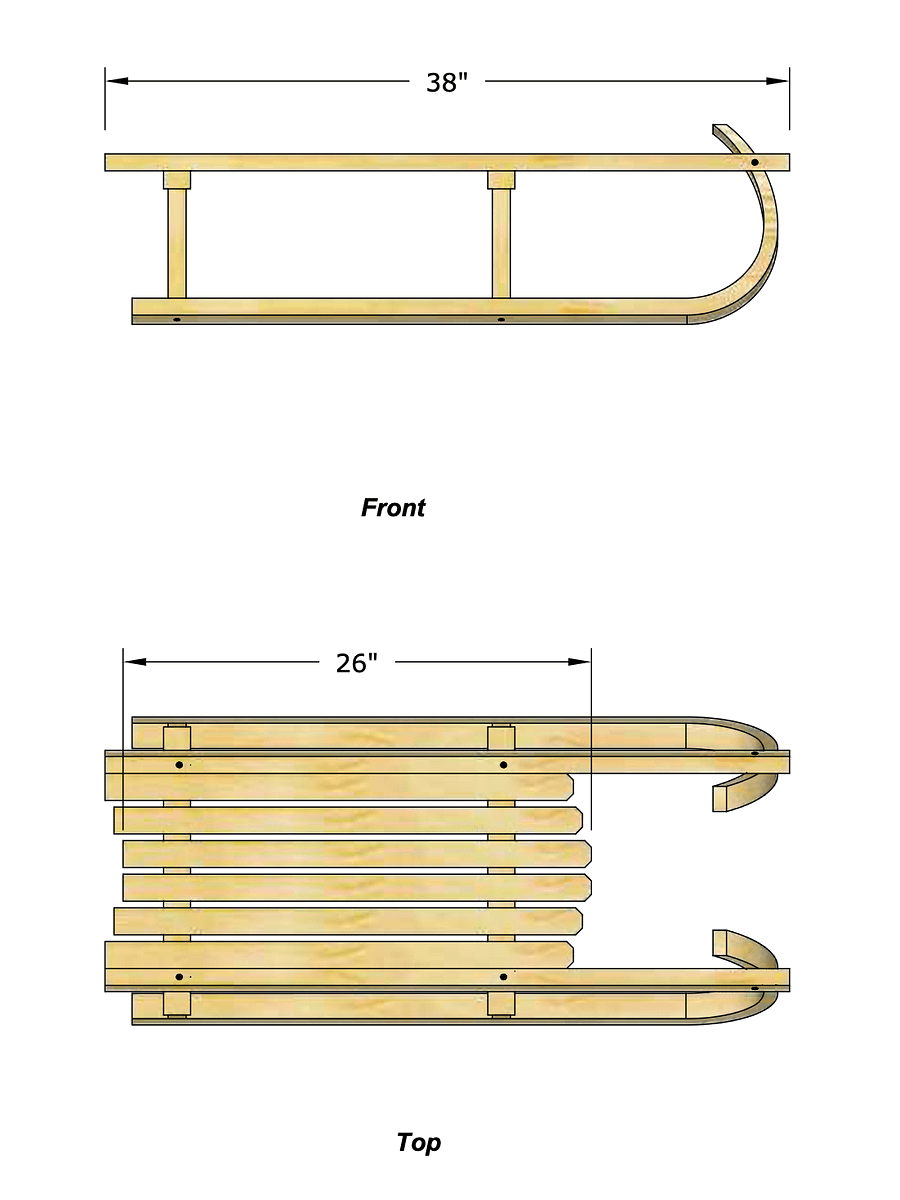 Vintage Sled Plans product image (2)