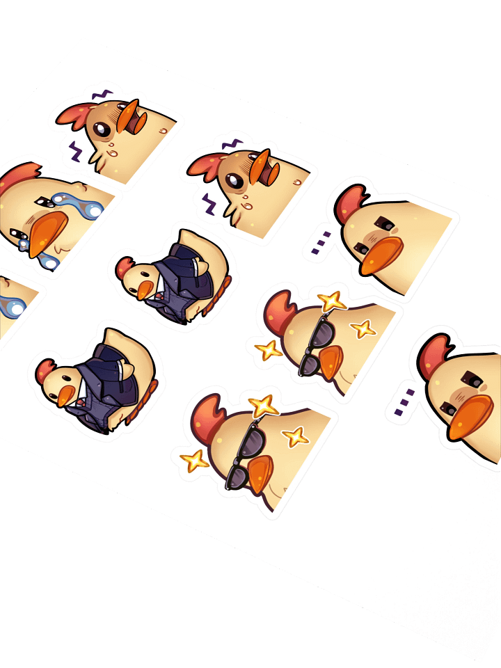 Fredrico Stickers Emote Sticker Sheet product image (2)
