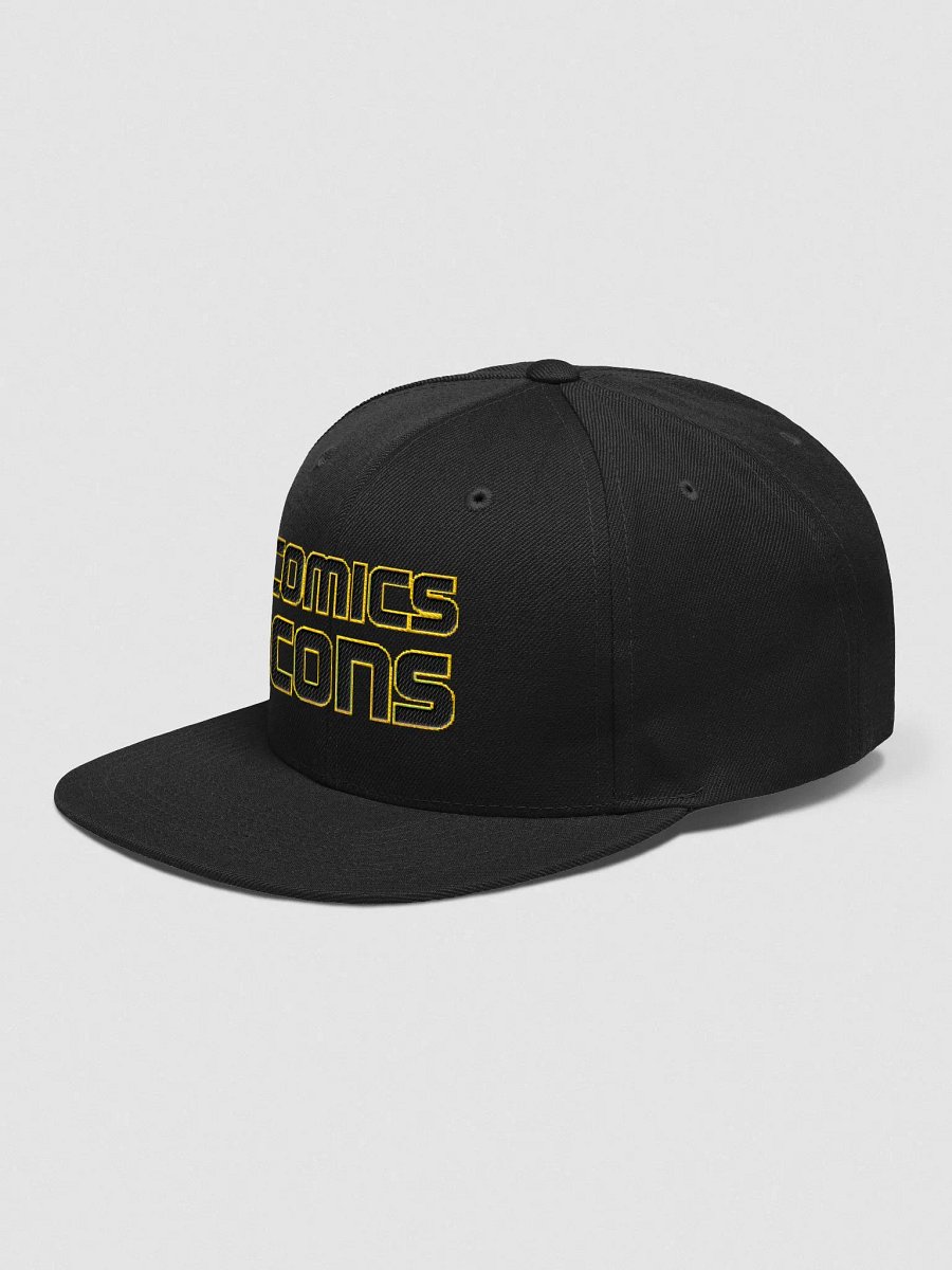 Iconic Black/Yellow Logo Snapback Cap product image (24)