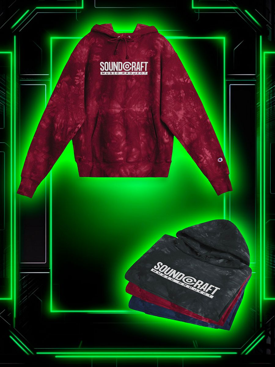 Soundcraft Embroidered Tie-Dye Hoodie by Champion product image (3)