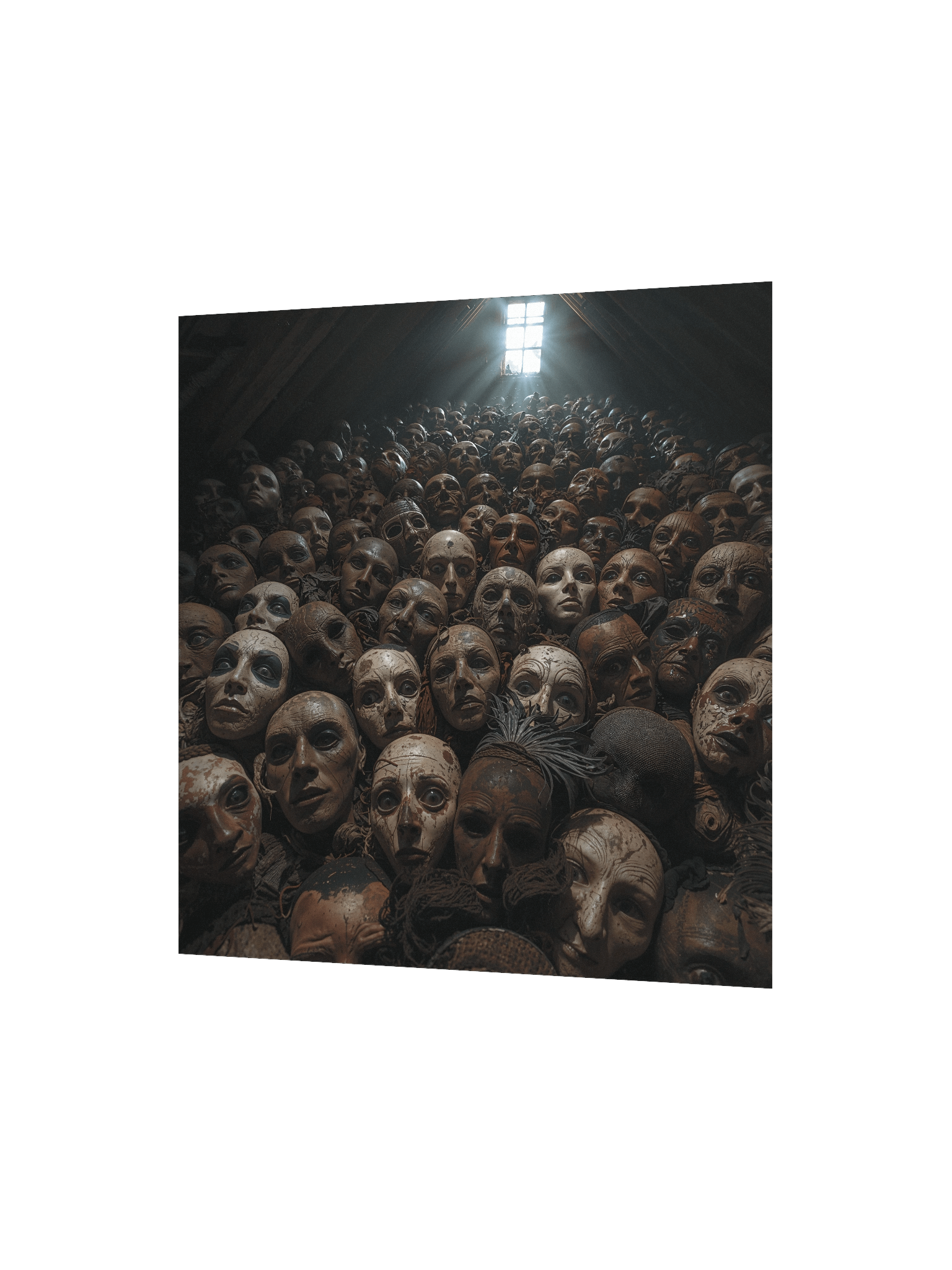 The Attic of Forgotten Faces Matte Poster product image (7)
