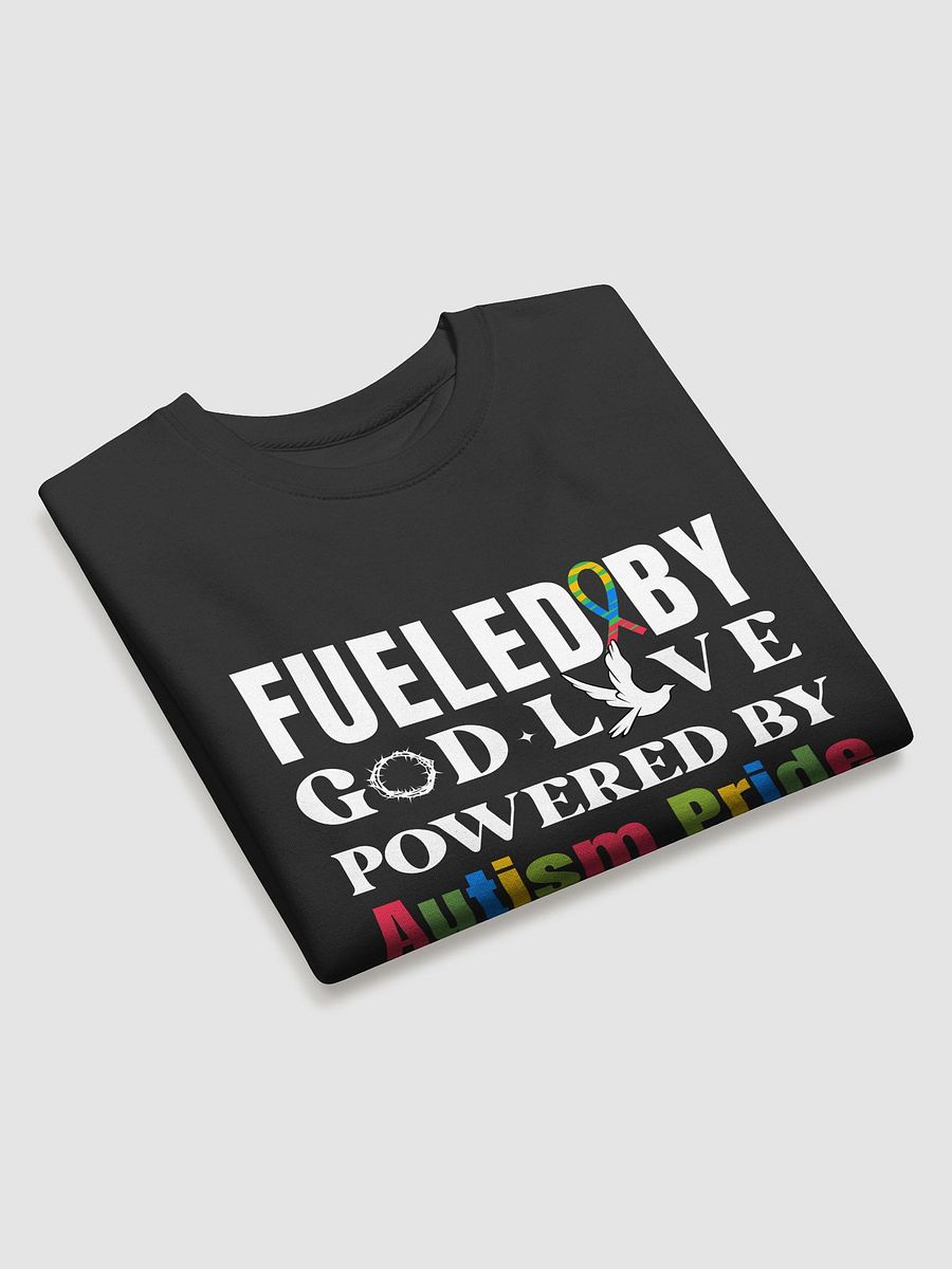 Fueled By God, Powered By Autism Pride, Autism Heritage Sweatshirt product image (3)
