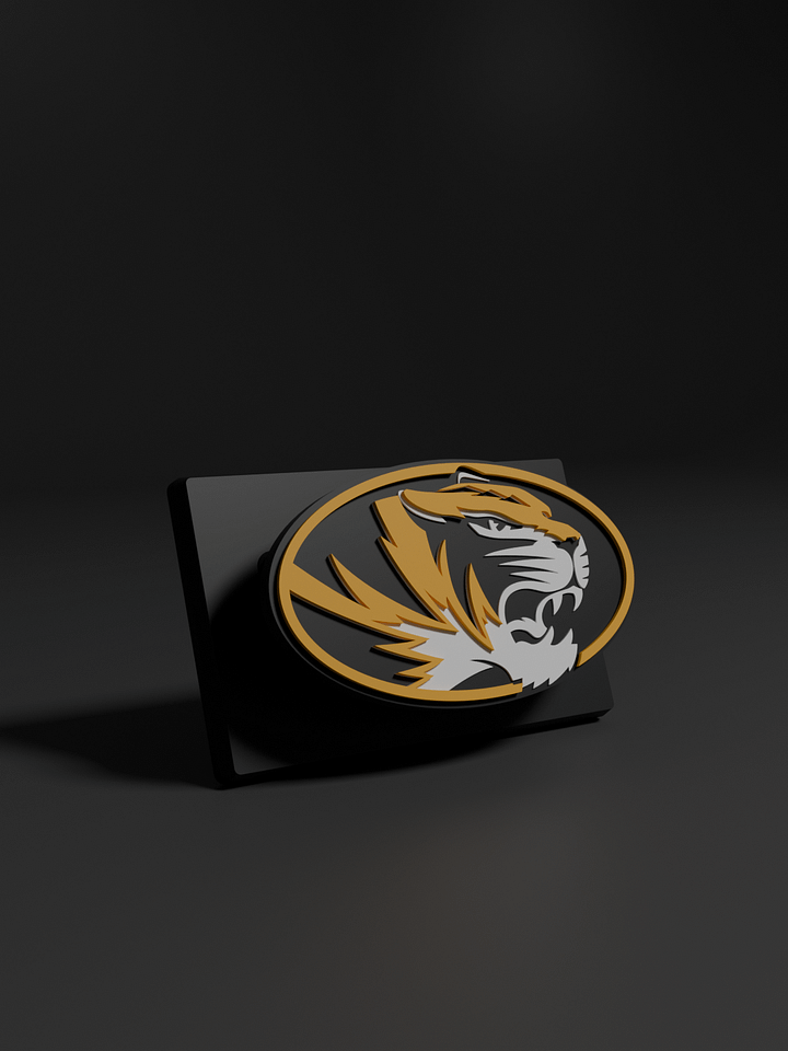 University of Missouri Tigers 3D Printed Floating Logo Sign (Digital File Only) product image (1)
