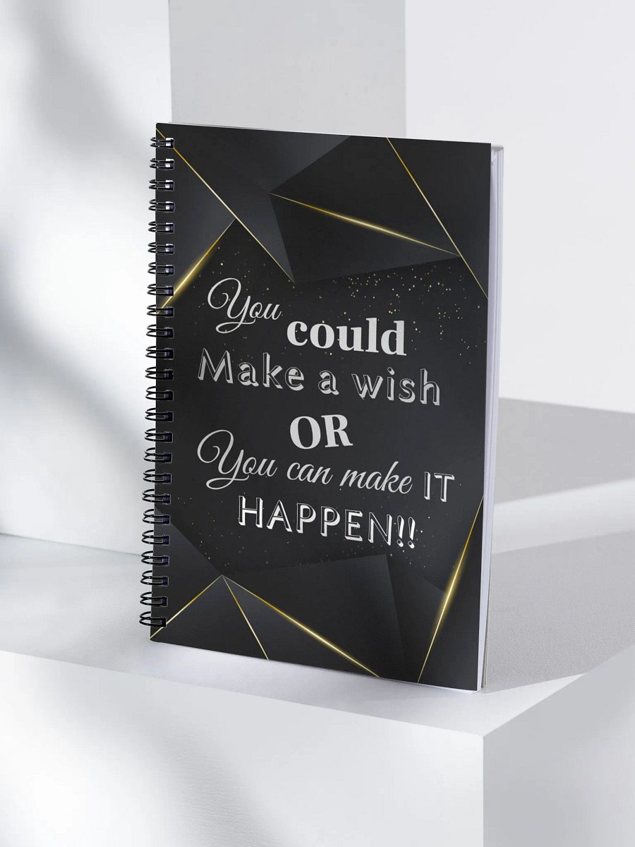 Spiral Notebook w. Inspirational / motivational quote product image (4)