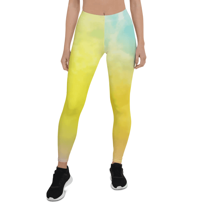 Blur cloud rainbow Design Legging - V9 product image (1)