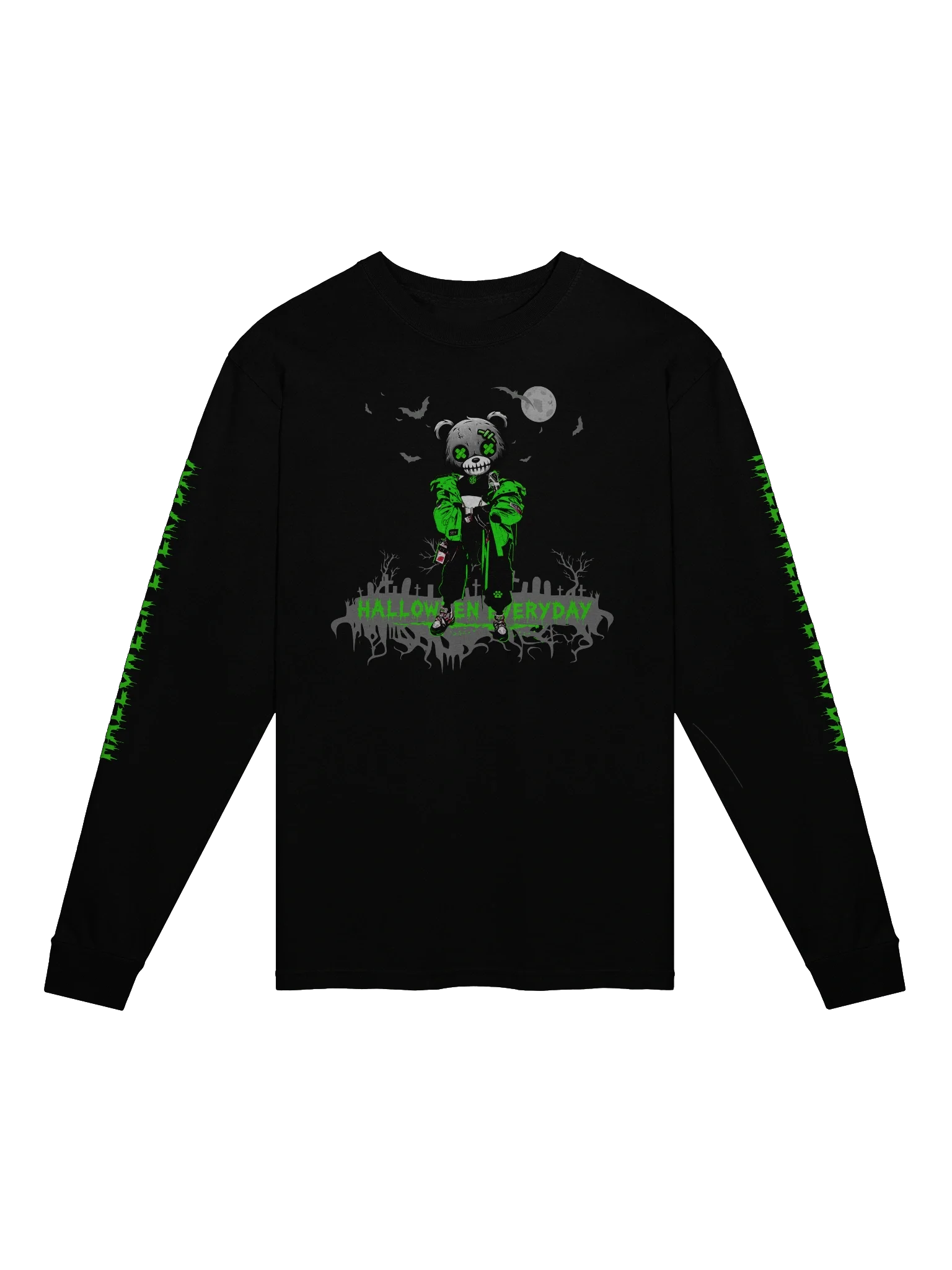 Halloween Everyday Spooky Bear Unisex Long Sleeve T-Shirt product image (1)