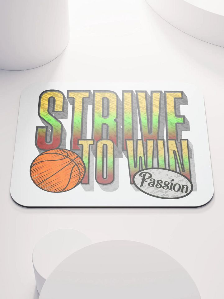 Strive To Win Basketball Passion Mouse Pad product image (2)