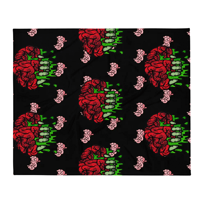 Blooming Brains Throw Blanket product image (2)