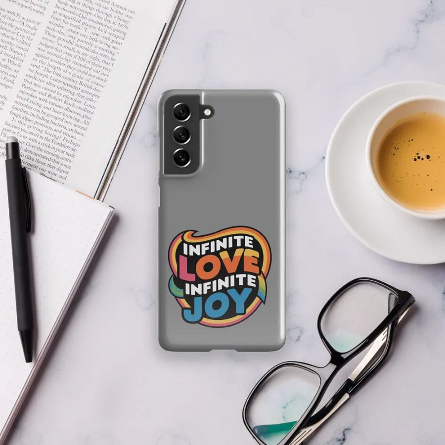 Infinite Love Infinite Joy Snap Case for Samsung (Grey) product image (11)