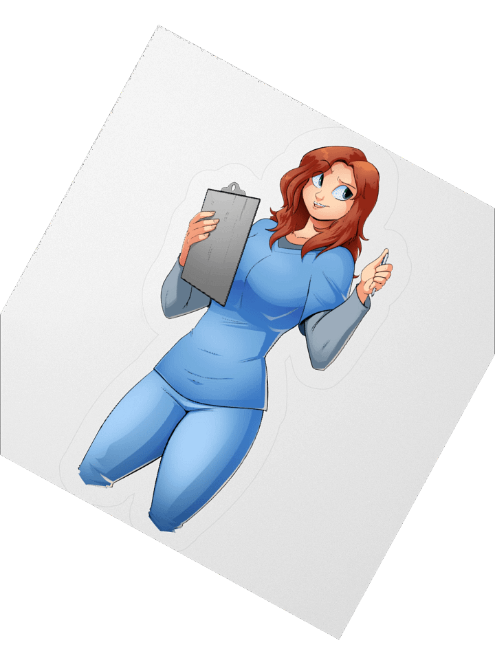 Claire Render Sticker product image (4)