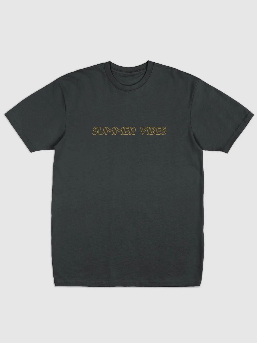 Summer Vibes Outline Men Oversize Fit T-Shirt - Black product image (2)