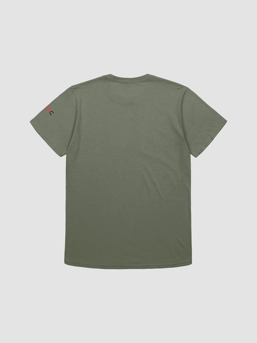 'You know the drill!' Printed Emblem Unisex T-Shirt (Military Green) product image (2)