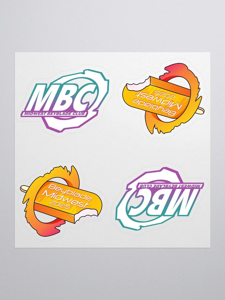 Midwest Beyblade Club Sticker Set product image (1)