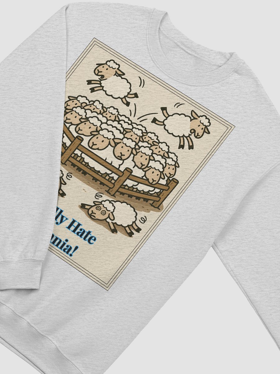 I Really Hate Insomnia (Both) Gildan Classic Crewneck Sweatshirt Light Colors product image (16)