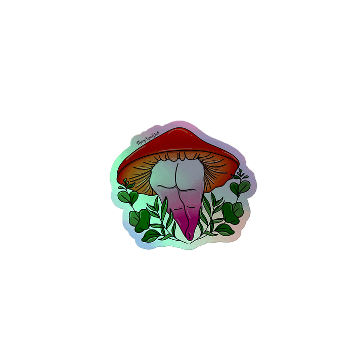Lesbian Mush- Holo Sticker product image (1)
