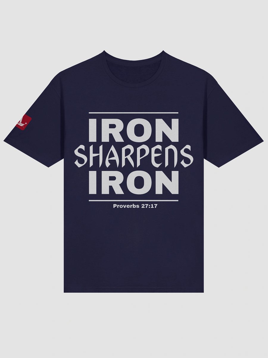 Men’s “Iron Sharpens Iron” T-Shirt – Proverbs 27:17 product image (13)