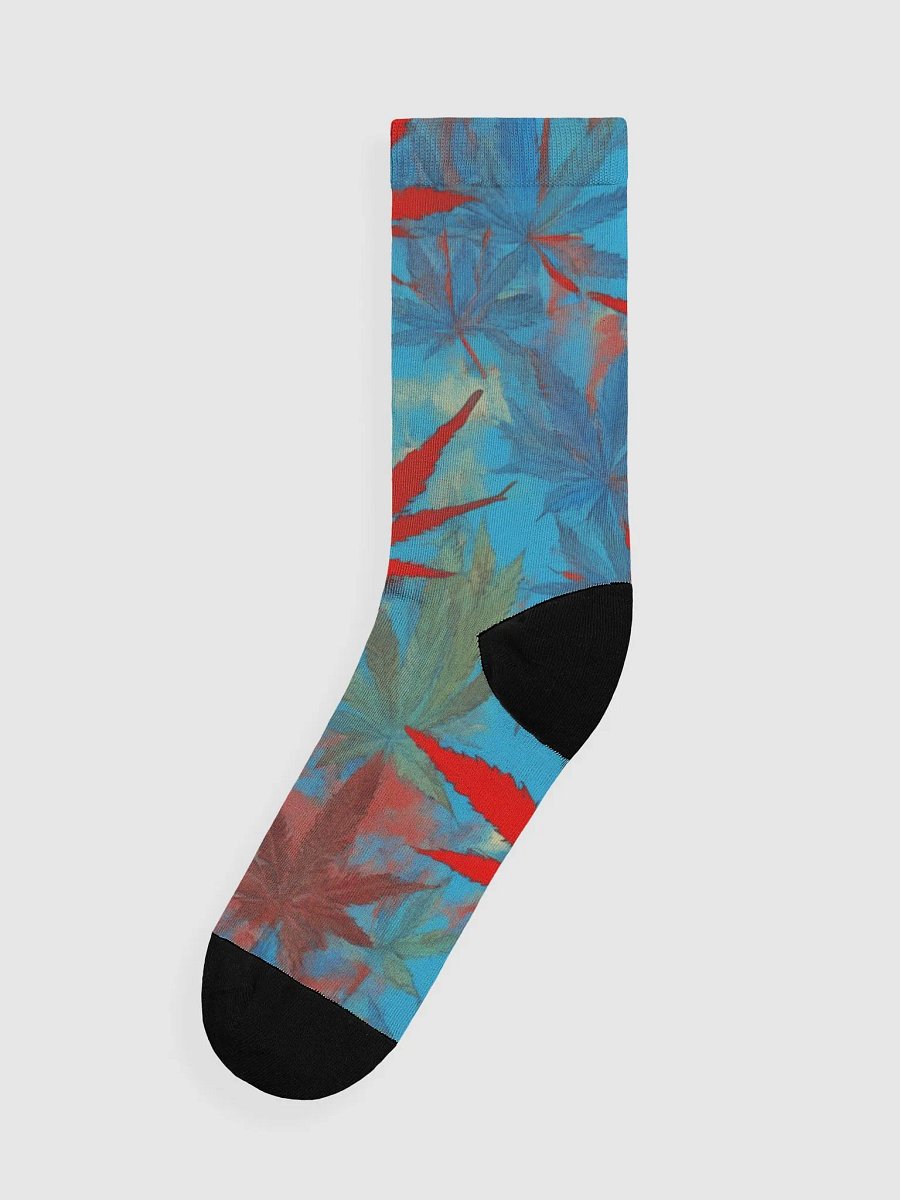 RED BLUE WATER COLOR LEAFS product image (4)