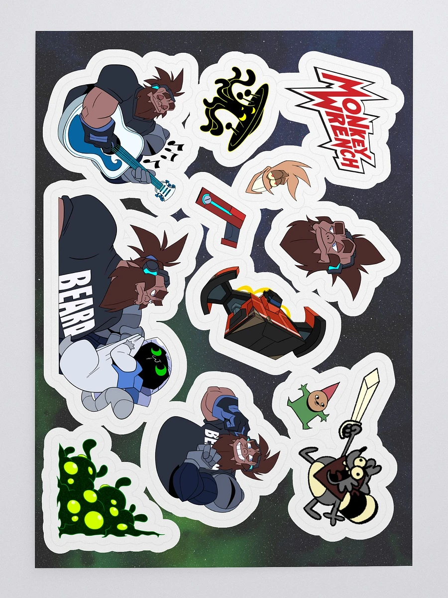 Monkey Wrench Ep 3 - Sticker sheet product image (3)